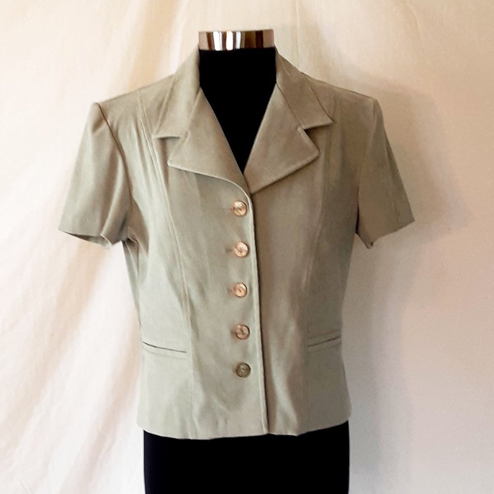 KC Spencer Button Down Jacket Top